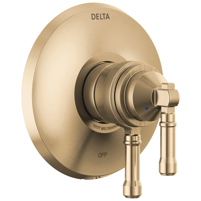 DELTA Broderick 17 Series Valve Only Trim — Lumicoat® Champagne Bronze