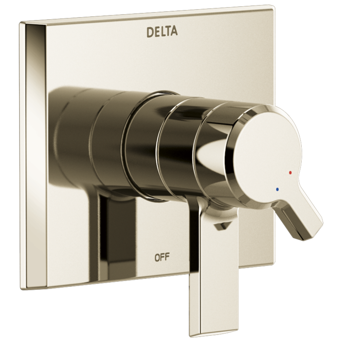 DELTA Pivotal Monitor 17 Series Valve Only Trim — Lumicoat® Polished Nickel