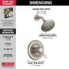 DELTA Classic Monitor 17 Series Shower Trim — Stainless