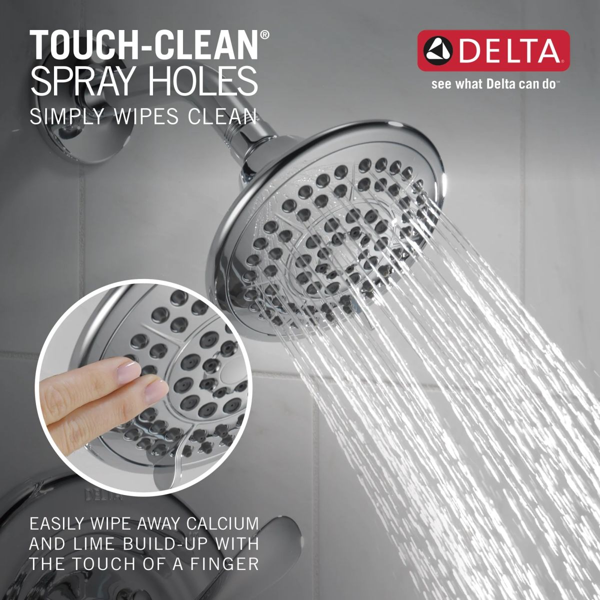 DELTA Classic Monitor 17 Series Shower Trim — Chrome