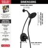 DELTA Kayra Monitor 17 Series Shower Trim — Matte Black