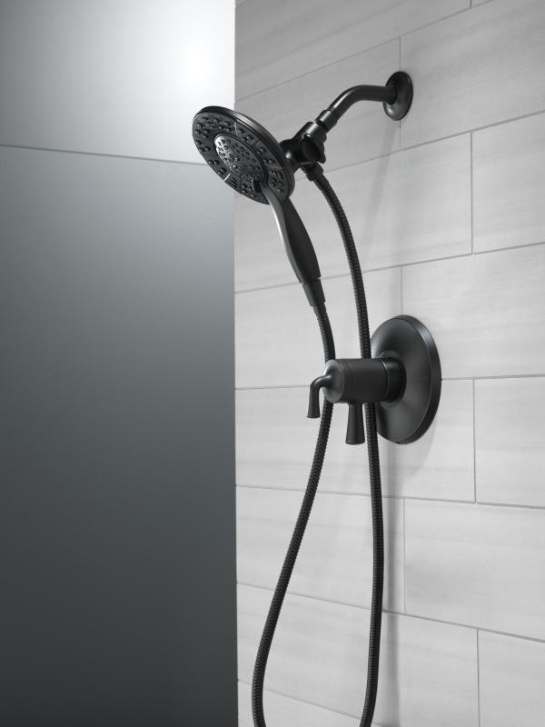 DELTA Kayra Monitor 17 Series Shower Trim — Matte Black
