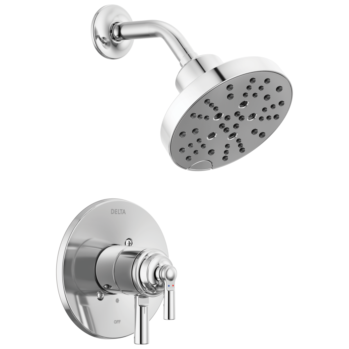 DELTA Saylor Monitor 17 Series Shower Trim — Chrome