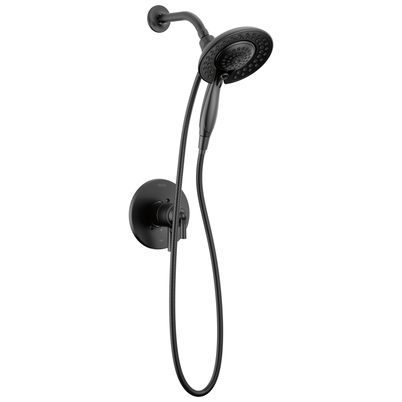 DELTA Saylor Monitor 17 Series Shower Trim with In2ition — Matte Black