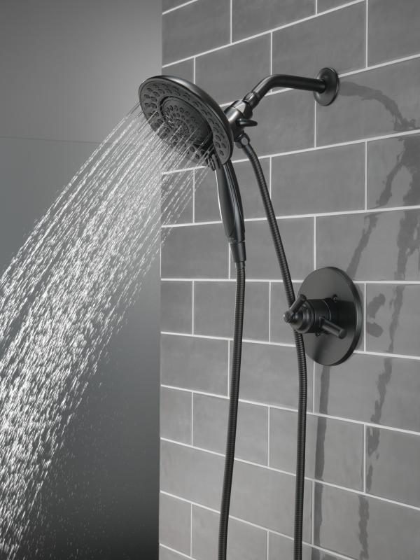DELTA Saylor Monitor 17 Series Shower Trim with In2ition — Matte Black