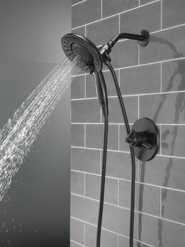 DELTA Saylor Monitor 17 Series Shower Trim with In2ition — Matte Black