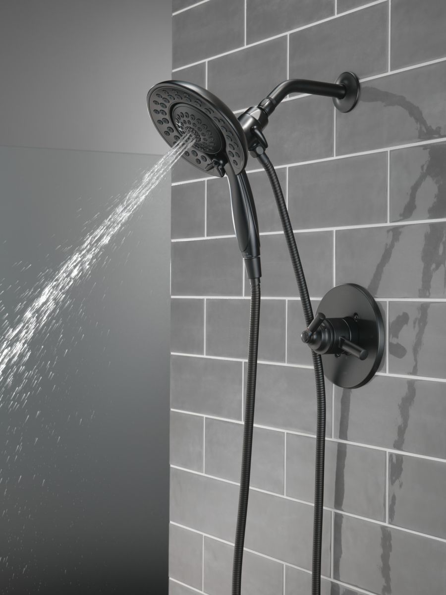 DELTA Saylor Monitor 17 Series Shower Trim with In2ition — Matte Black