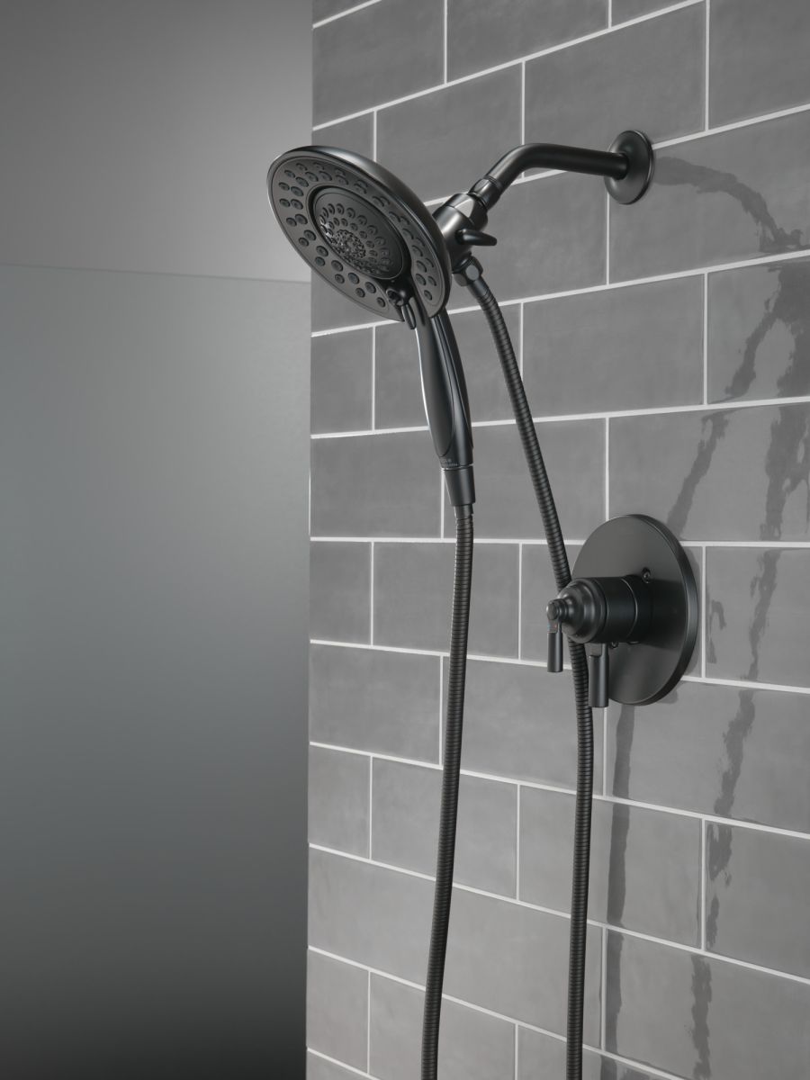 DELTA Saylor Monitor 17 Series Shower Trim with In2ition — Matte Black