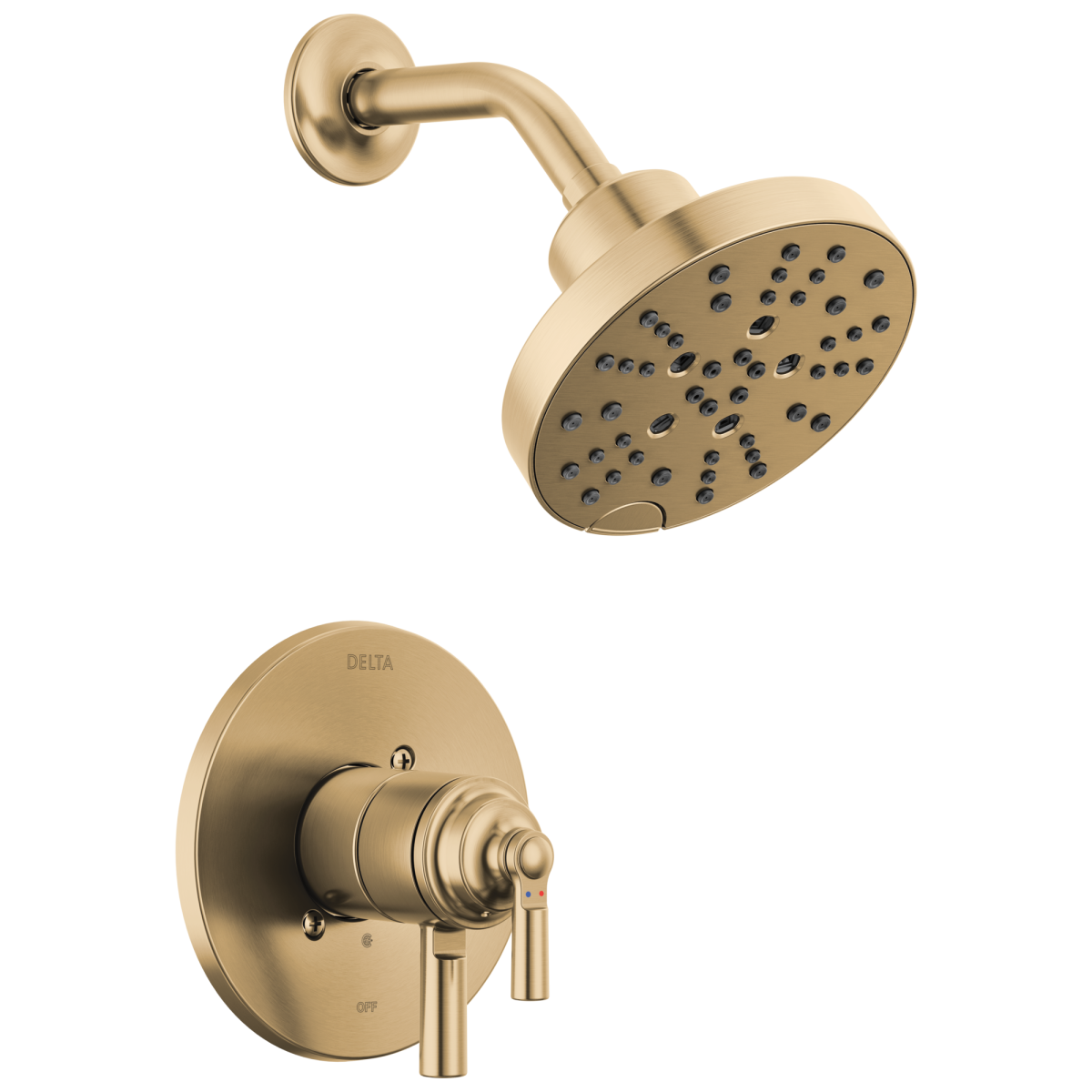 DELTA Saylor Monitor 17 Series Shower Trim — Champagne Bronze
