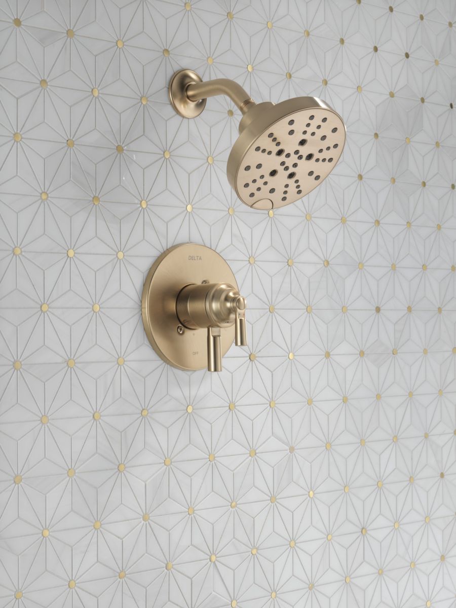DELTA Saylor Monitor 17 Series Shower Trim — Champagne Bronze