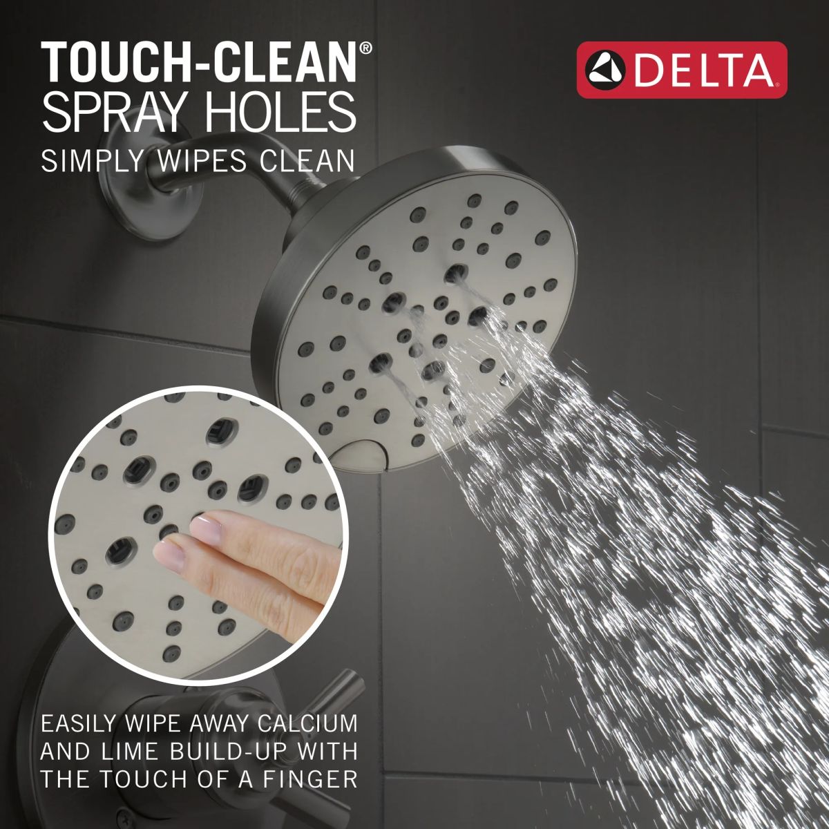 DELTA Saylor Monitor 17 Series Shower Trim — Stainless