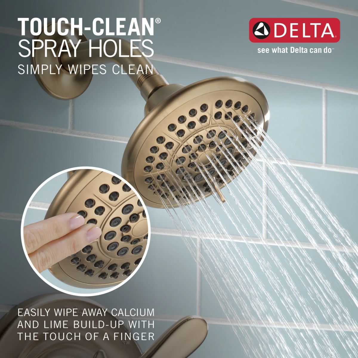 DELTA Lahara Monitor 17 Series Shower Trim — Champagne Bronze
