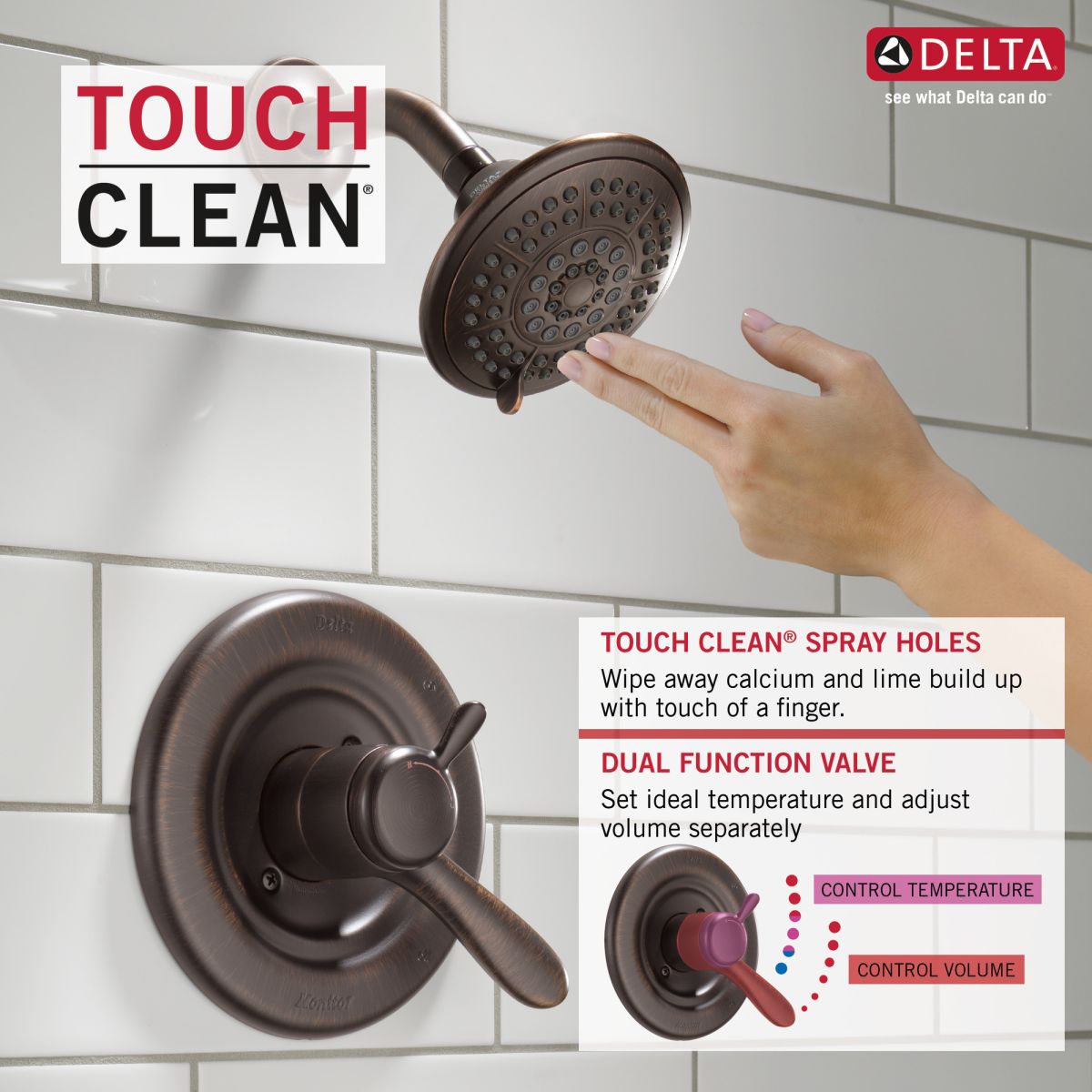 DELTA Lahara Monitor 17 Series Shower Trim — Venetian Bronze