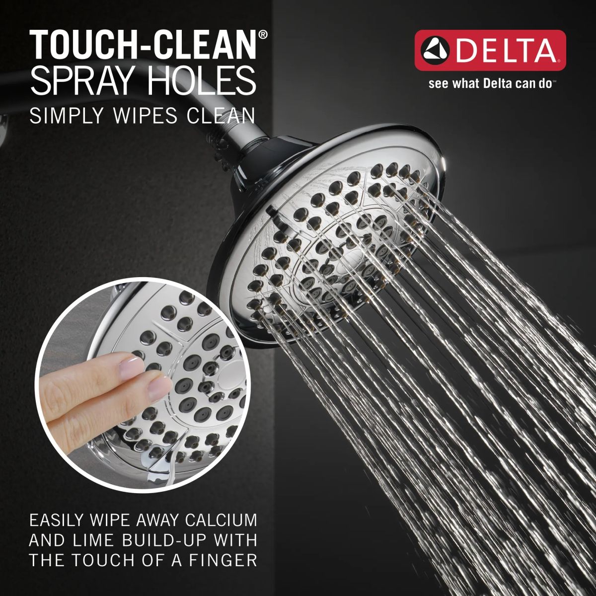 DELTA Lahara Monitor 17 Series Shower Trim — Chrome
