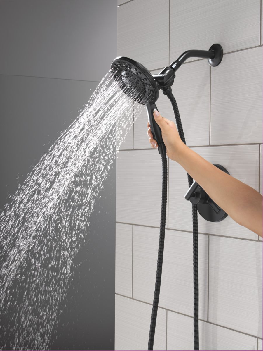 DELTA Altado Monitor 17 Series Shower Trim with In2ition — Matte Black