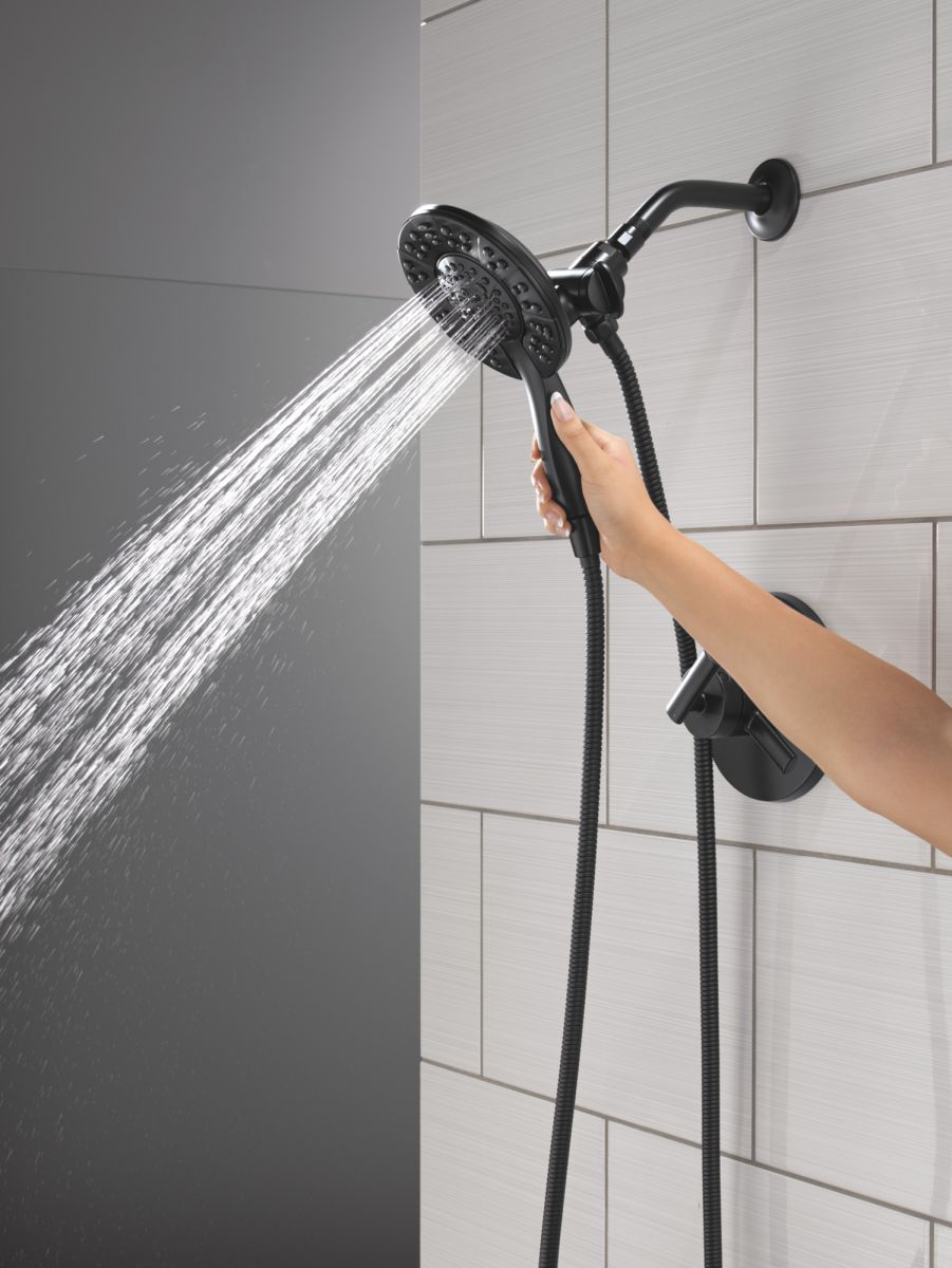 DELTA Altado Monitor 17 Series Shower Trim with In2ition — Matte Black