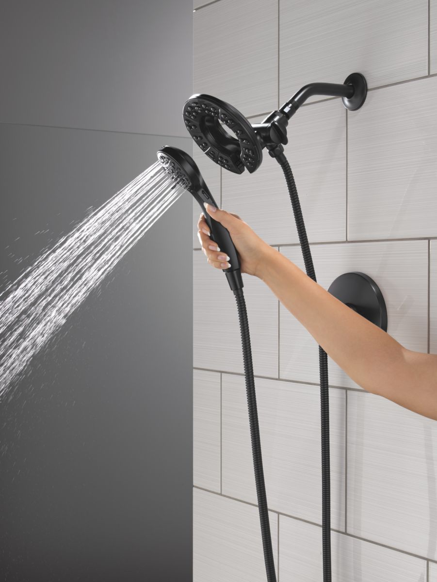 DELTA Altado Monitor 17 Series Shower Trim with In2ition — Matte Black