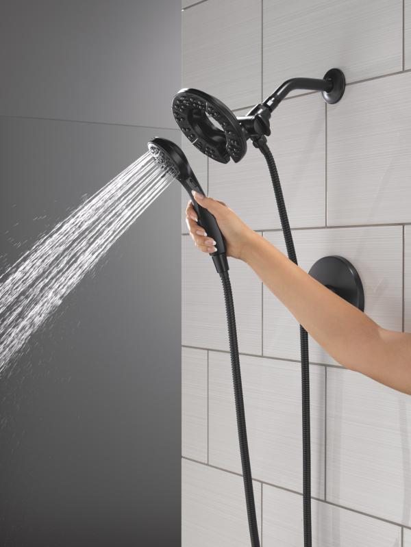 DELTA Altado Monitor 17 Series Shower Trim with In2ition — Matte Black