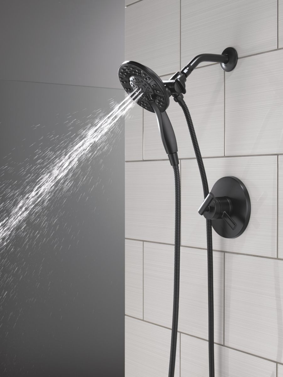 DELTA Altado Monitor 17 Series Shower Trim with In2ition — Matte Black