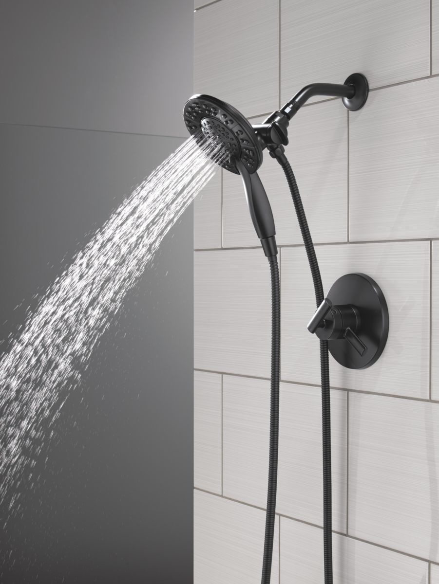 DELTA Altado Monitor 17 Series Shower Trim with In2ition — Matte Black