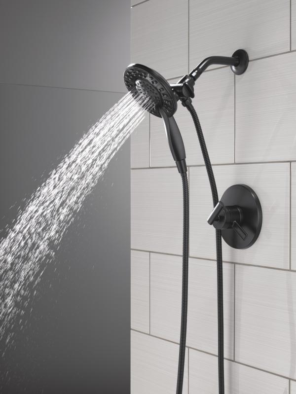 DELTA Altado Monitor 17 Series Shower Trim with In2ition — Matte Black