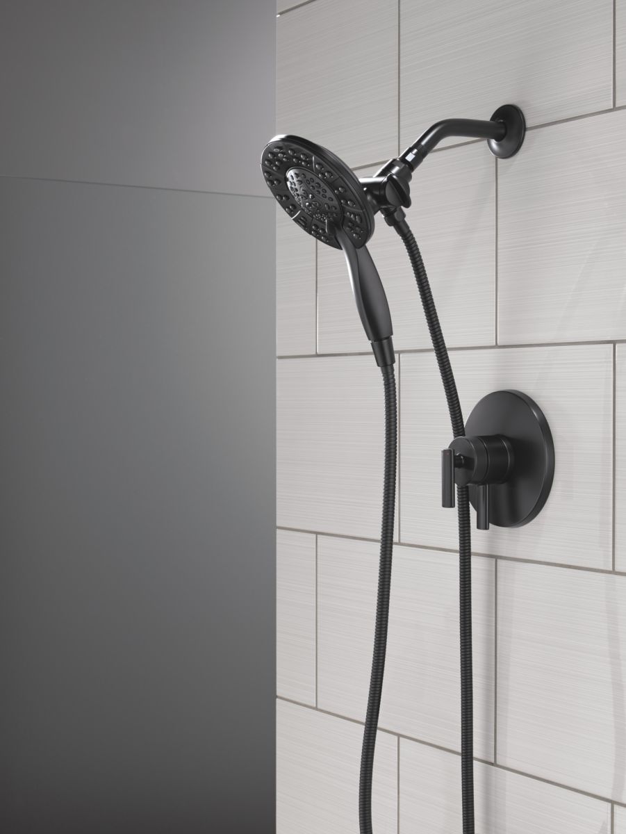 DELTA Altado Monitor 17 Series Shower Trim with In2ition — Matte Black