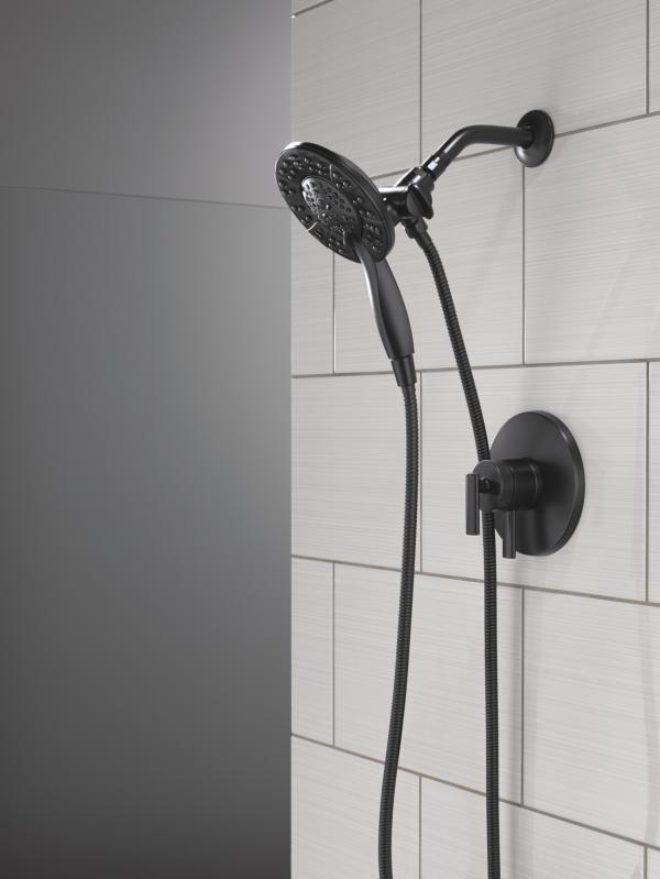 DELTA Altado Monitor 17 Series Shower Trim with In2ition — Matte Black
