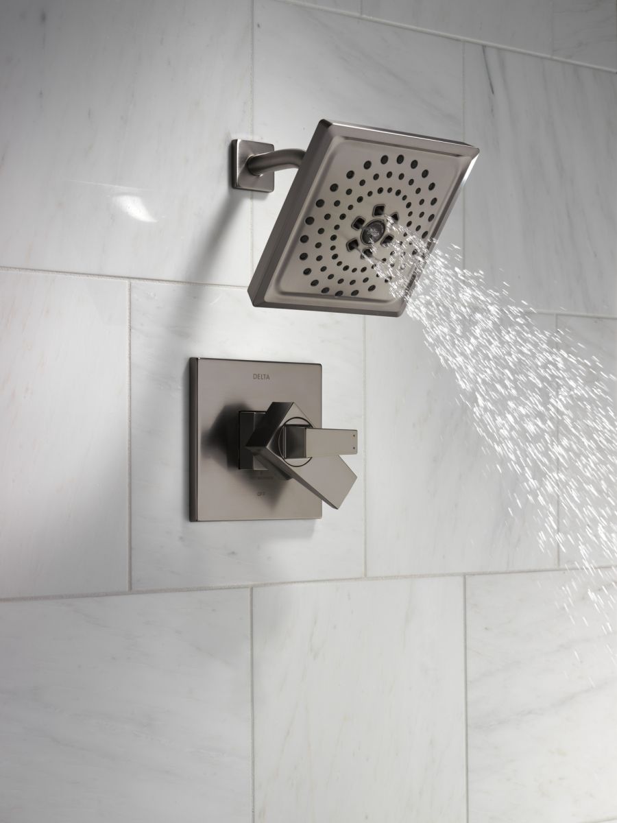 DELTA Trillian 17 Series H2Okinetic Shower Only Trim — Lumicoat® Black Stainless