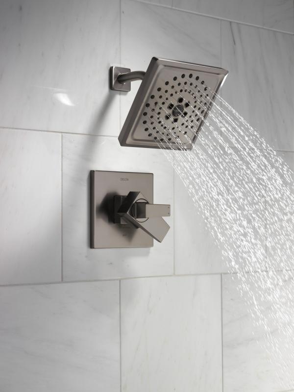 DELTA Trillian 17 Series H2Okinetic Shower Only Trim — Lumicoat® Black Stainless