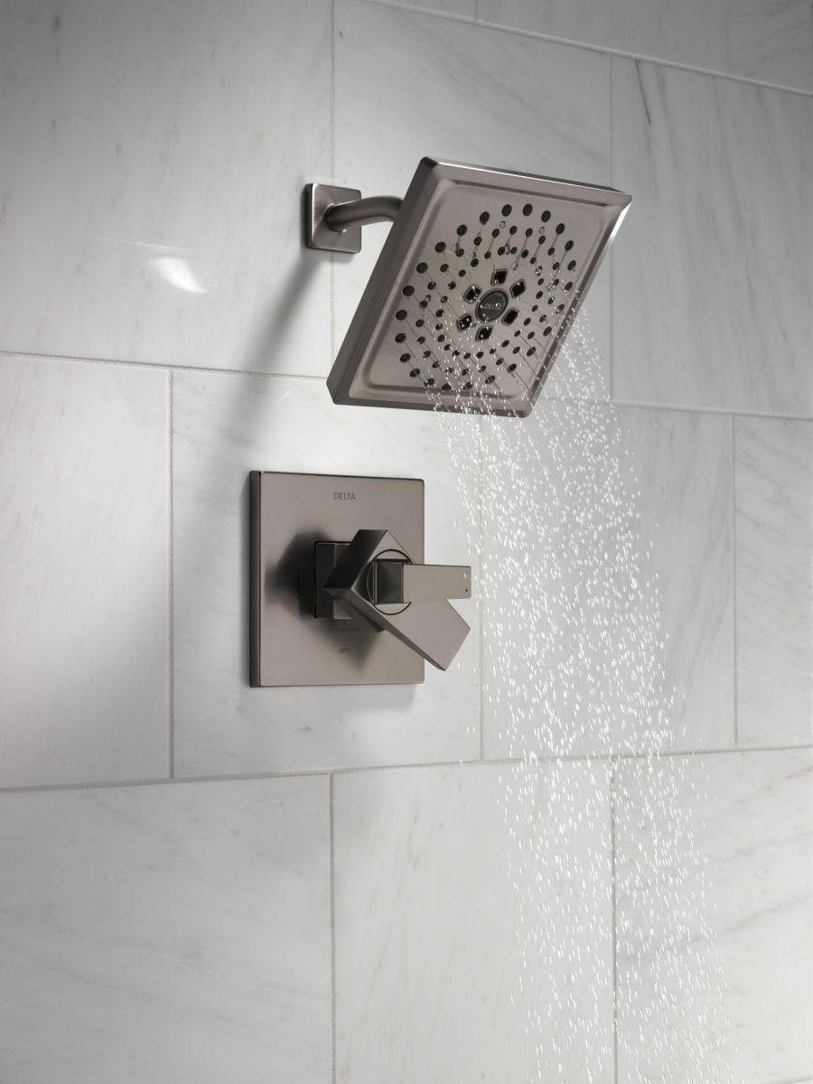 DELTA Trillian 17 Series H2Okinetic Shower Only Trim — Lumicoat® Black Stainless