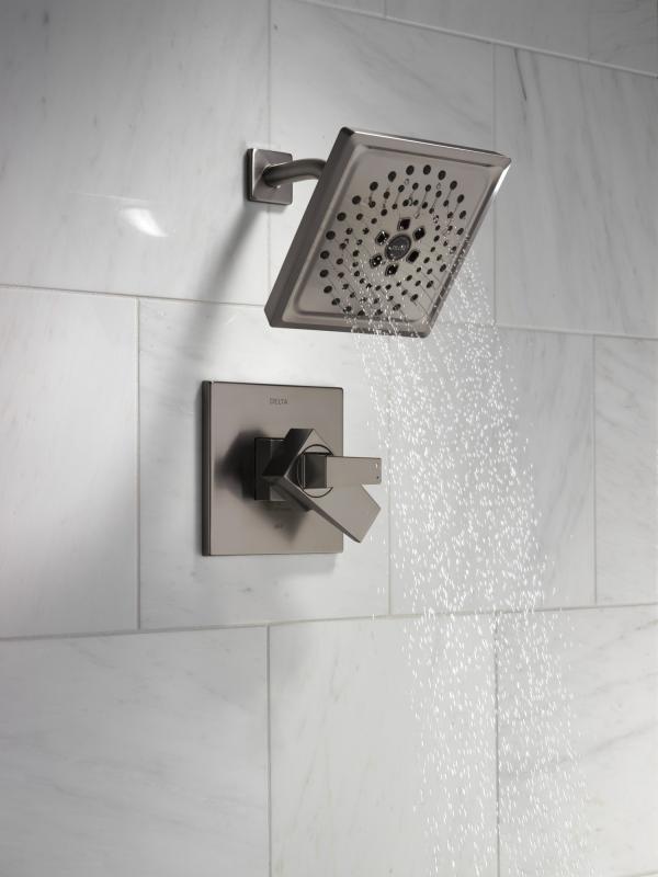 DELTA Trillian 17 Series H2Okinetic Shower Only Trim — Lumicoat® Black Stainless