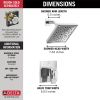 DELTA Trillian 17 Series H2Okinetic Shower Only Trim — Lumicoat® Chrome