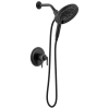 DELTA Bonacci 17 Series Shower Trim with In2ition Shower Head — Matte Black