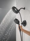 DELTA Bonacci 17 Series Shower Trim with In2ition Shower Head — Matte Black
