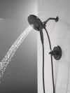DELTA Bonacci 17 Series Shower Trim with In2ition Shower Head — Matte Black