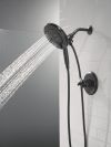 DELTA Bonacci 17 Series Shower Trim with In2ition Shower Head — Matte Black