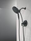 DELTA Bonacci 17 Series Shower Trim with In2ition Shower Head — Matte Black