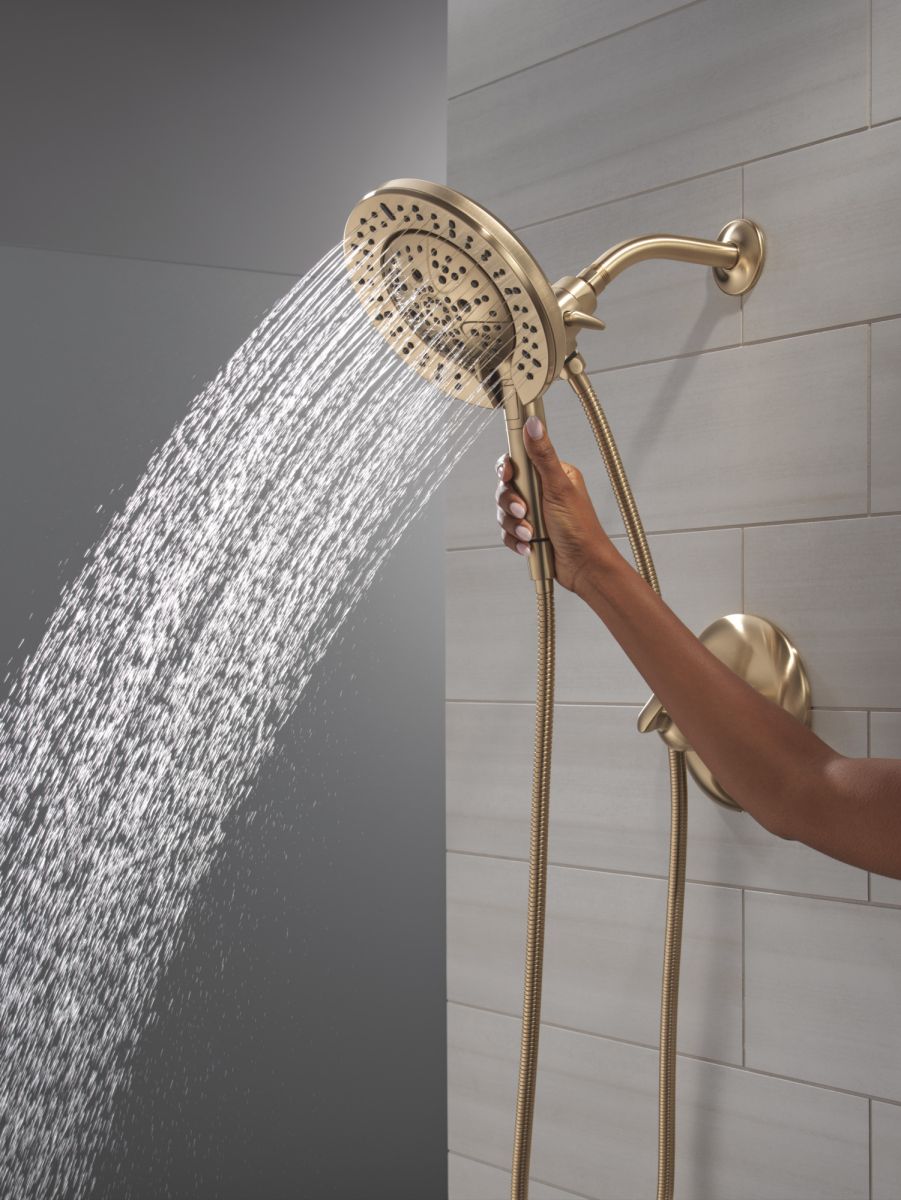DELTA Bonacci 17 Series Shower Trim with In2ition Shower Head — Lumicoat® Champagne Bronze