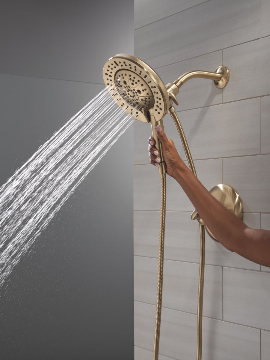 DELTA Bonacci 17 Series Shower Trim with In2ition Shower Head — Lumicoat® Champagne Bronze
