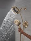 DELTA Bonacci 17 Series Shower Trim with In2ition Shower Head — Lumicoat® Champagne Bronze