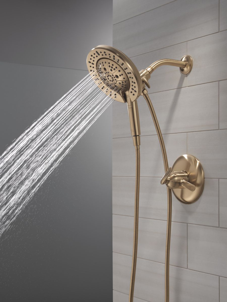 DELTA Bonacci 17 Series Shower Trim with In2ition Shower Head — Lumicoat® Champagne Bronze