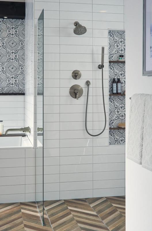 DELTA Grail Premium Single-Setting Adjustable Wall Mount Hand Shower — Black Stainless