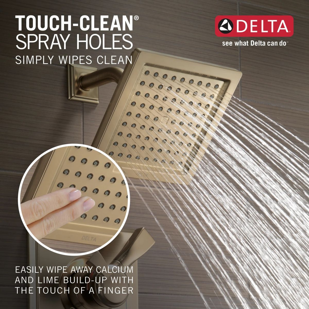 DELTA Dryden Monitor 17 Series Shower Trim — Champagne Bronze