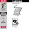 DELTA Dryden Monitor 17 Series Shower Trim — Chrome