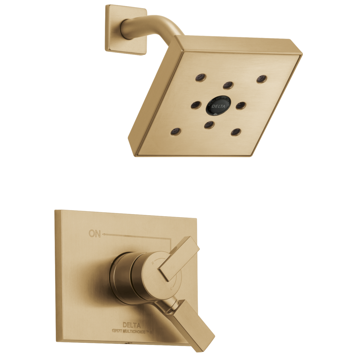 DELTA Vero Monitor 17 Series H2OKINETIC Shower Trim — Champagne Bronze