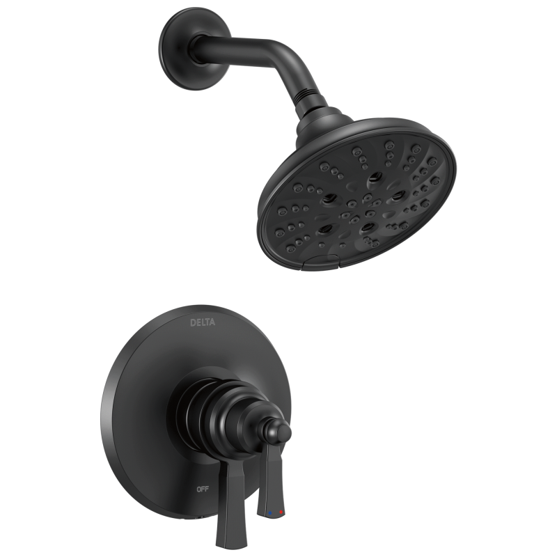 DELTA Dorval Monitor 17 Series Shower Trim — Matte Black