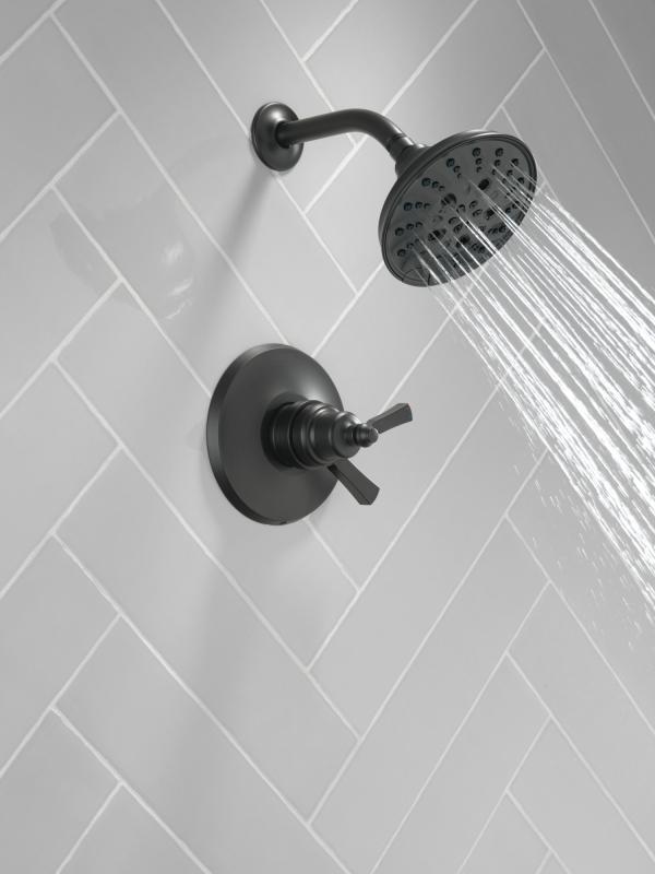 DELTA Dorval Monitor 17 Series Shower Trim — Matte Black