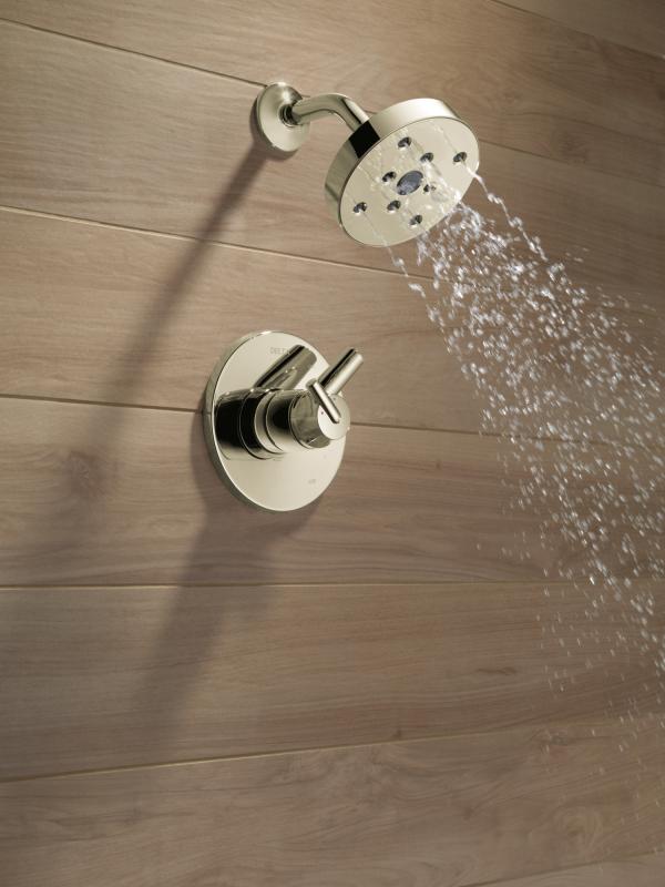 DELTA Trinsic Monitor 17 Series H2OKINETIC Shower Trim — Polished Nickel
