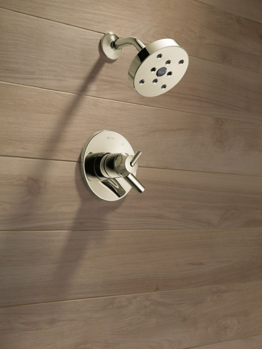 DELTA Trinsic Monitor 17 Series H2OKINETIC Shower Trim — Polished Nickel