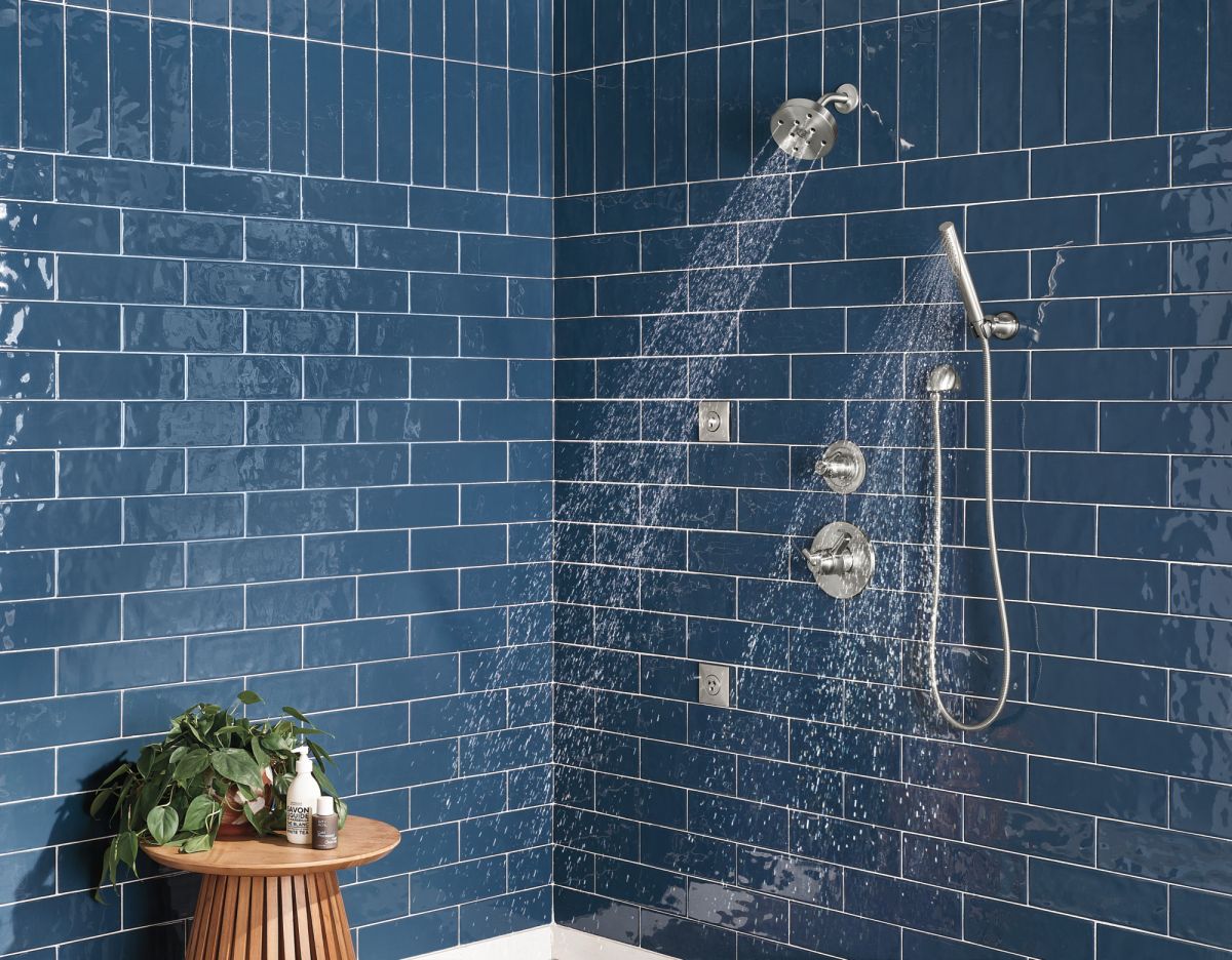 DELTA Trinsic Monitor 17 Series H2OKINETIC Shower Trim — Stainless